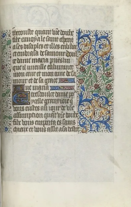 Framed Print : Book of Hours (Use of Rouen): fol. 151r, c. 1470. Creator: Master of the Geneva Latini (French Framed Print : Book of Hours (Use of Rouen): fol. 151r, c. 1470. Creator: Master of the Geneva Latini (French