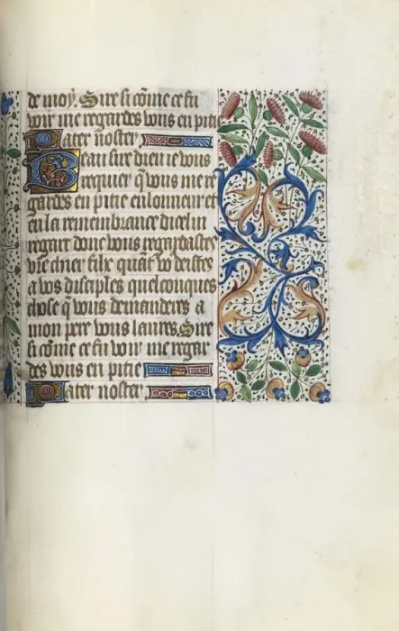 Framed Print : Book of Hours (Use of Rouen): fol. 153r, c. 1470. Creator: Master of the Geneva Latini (French Framed Print : Book of Hours (Use of Rouen): fol. 153r, c. 1470. Creator: Master of the Geneva Latini (French
