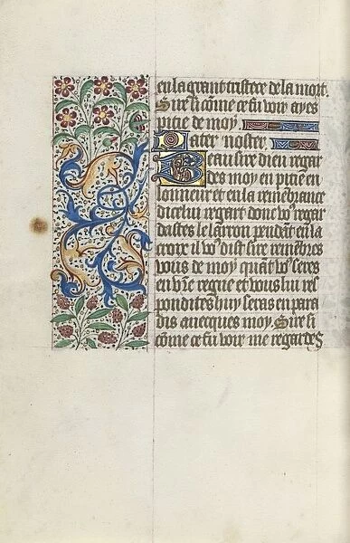 Book of Hours (Use of Rouen): fol. 154v, c. 1470. Creator: Master of the Geneva Latini (French