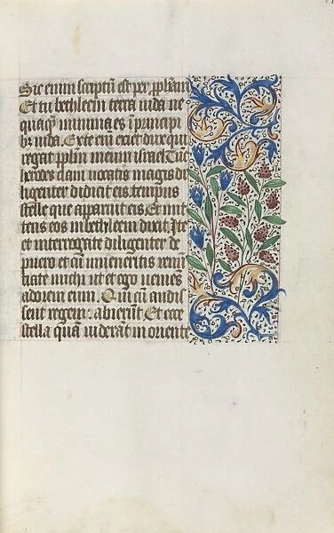 Book of Hours (Use of Rouen): fol. 17r, c. 1470. Creator: Master of the Geneva Latini (French