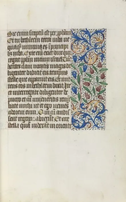 Framed Print : Book of Hours (Use of Rouen): fol. 17r, c. 1470. Creator: Master of the Geneva Latini (French Framed Print : Book of Hours (Use of Rouen): fol. 17r, c. 1470. Creator: Master of the Geneva Latini (French