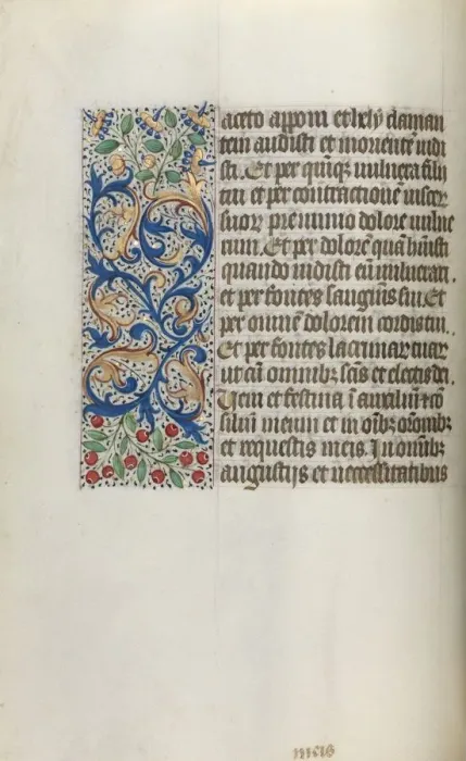 Framed Print : Book of Hours (Use of Rouen): fol. 20v, c. 1470. Creator: Master of the Geneva Latini (French Framed Print : Book of Hours (Use of Rouen): fol. 20v, c. 1470. Creator: Master of the Geneva Latini (French