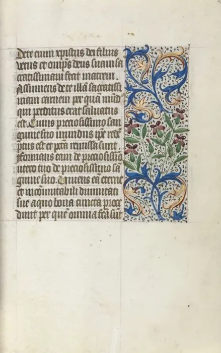 Framed Print : Book of Hours (Use of Rouen): fol. 23r, c. 1470. Creator: Master of the Geneva Latini (French Framed Print : Book of Hours (Use of Rouen): fol. 23r, c. 1470. Creator: Master of the Geneva Latini (French