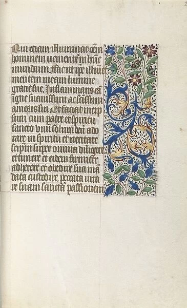 Book of Hours (Use of Rouen): fol. 26r, c. 1470. Creator: Master of the Geneva Latini (French