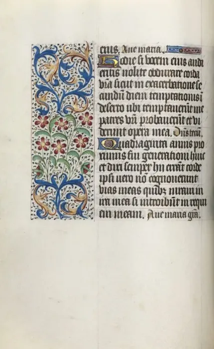 Framed Print : Book of Hours (Use of Rouen): fol. 29v, c. 1470. Creator: Master of the Geneva Latini (French Framed Print : Book of Hours (Use of Rouen): fol. 29v, c. 1470. Creator: Master of the Geneva Latini (French