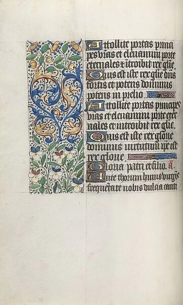 Book of Hours (Use of Rouen): fol. 34v, c. 1470. Creator: Master of the Geneva Latini (French