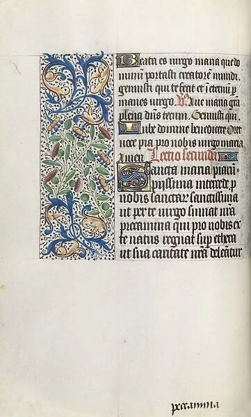Book of Hours (Use of Rouen): fol. 35v, c. 1470. Creator: Master of the Geneva Latini (French