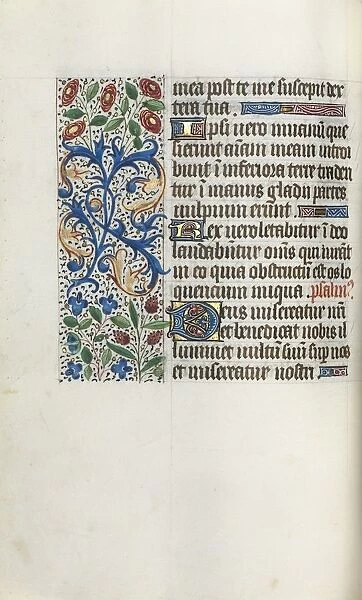 Book of Hours (Use of Rouen): fol. 40v, c. 1470. Creator: Master of the Geneva Latini (French