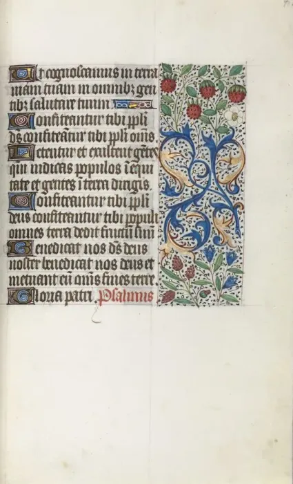 Framed Print : Book of Hours (Use of Rouen): fol. 41r, c. 1470. Creator: Master of the Geneva Latini (French Framed Print : Book of Hours (Use of Rouen): fol. 41r, c. 1470. Creator: Master of the Geneva Latini (French