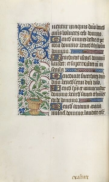 Book of Hours (Use of Rouen): fol. 43v, c. 1470. Creator: Master of the Geneva Latini (French