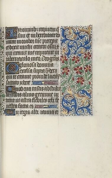 Book of Hours (Use of Rouen): fol. 47r, c. 1470. Creator: Master of the Geneva Latini (French