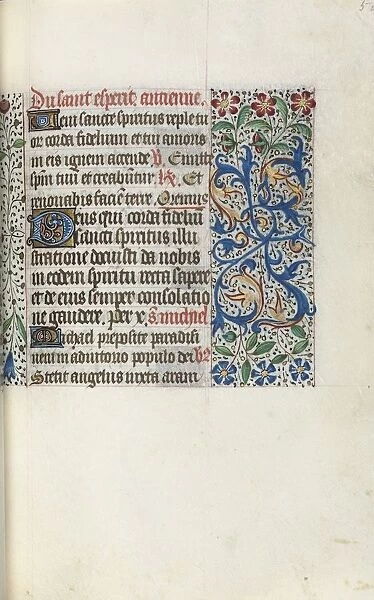 Book of Hours (Use of Rouen): fol. 50r, c. 1470. Creator: Master of the Geneva Latini (French
