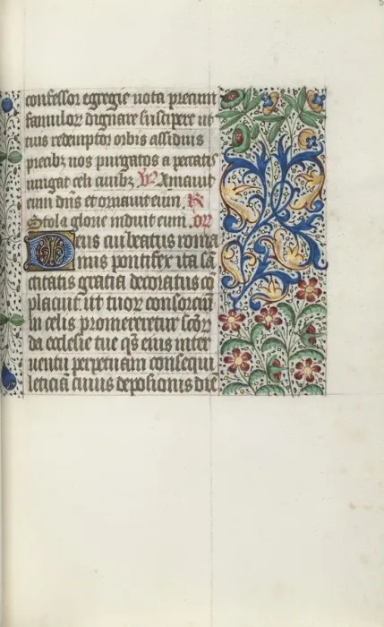 Framed Print : Book of Hours (Use of Rouen): fol. 53r, c. 1470. Creator: Master of the Geneva Latini (French Framed Print : Book of Hours (Use of Rouen): fol. 53r, c. 1470. Creator: Master of the Geneva Latini (French