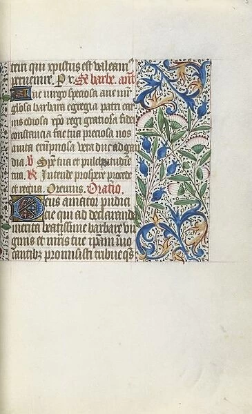 Book of Hours (Use of Rouen): fol. 54r, c. 1470. Creator: Master of the Geneva Latini (French