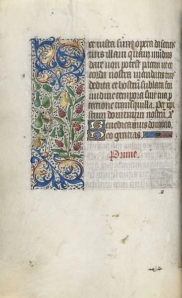 Book of Hours (Use of Rouen): fol. 55v, c. 1470. Creator: Master of the Geneva Latini (French