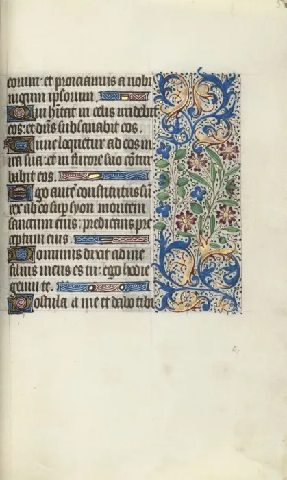 Framed Print : Book of Hours (Use of Rouen): fol. 58r, c. 1470. Creator: Master of the Geneva Latini (French Framed Print : Book of Hours (Use of Rouen): fol. 58r, c. 1470. Creator: Master of the Geneva Latini (French