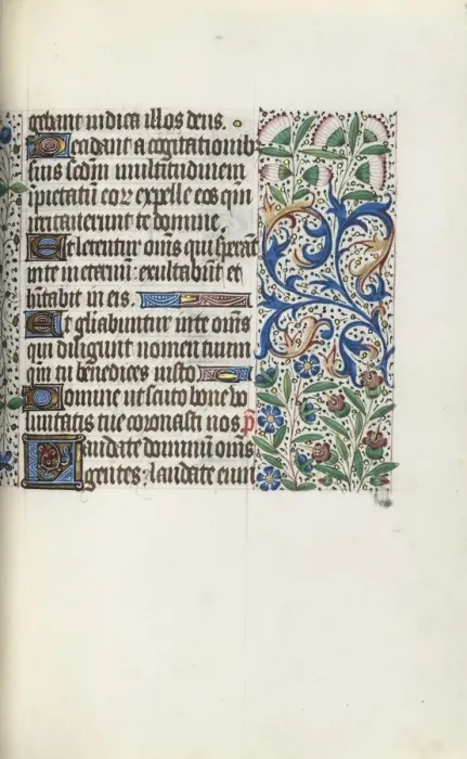 Framed Print : Book of Hours (Use of Rouen): fol. 60r, c. 1470. Creator: Master of the Geneva Latini (French Framed Print : Book of Hours (Use of Rouen): fol. 60r, c. 1470. Creator: Master of the Geneva Latini (French