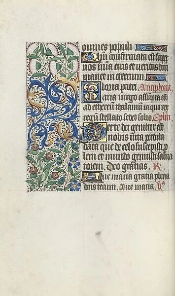 Book of Hours (Use of Rouen): fol. 60v, c. 1470. Creator: Master of the Geneva Latini (French