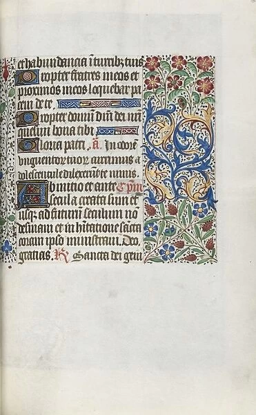 Book of Hours (Use of Rouen): fol. 63r, c. 1470. Creator: Master of the Geneva Latini (French