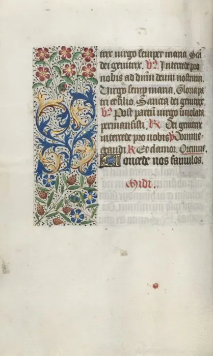 Framed Print : Book of Hours (Use of Rouen): fol. 63v, c. 1470. Creator: Master of the Geneva Latini (French Framed Print : Book of Hours (Use of Rouen): fol. 63v, c. 1470. Creator: Master of the Geneva Latini (French