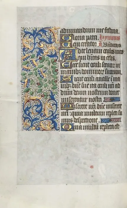 Framed Print : Book of Hours (Use of Rouen): fol. 64v, c. 1470. Creator: Master of the Geneva Latini (French Framed Print : Book of Hours (Use of Rouen): fol. 64v, c. 1470. Creator: Master of the Geneva Latini (French