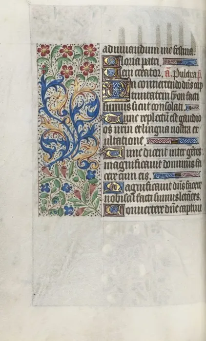 Framed Print : Book of Hours (Use of Rouen): fol. 67v, c. 1470. Creator: Master of the Geneva Latini (French Framed Print : Book of Hours (Use of Rouen): fol. 67v, c. 1470. Creator: Master of the Geneva Latini (French