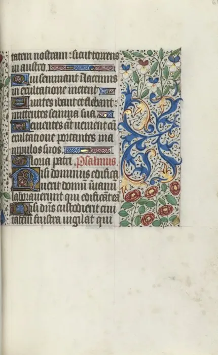 Framed Print : Book of Hours (Use of Rouen): fol. 68r, c. 1470. Creator: Master of the Geneva Latini (French Framed Print : Book of Hours (Use of Rouen): fol. 68r, c. 1470. Creator: Master of the Geneva Latini (French