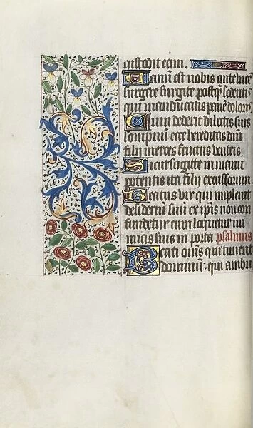 Book of Hours (Use of Rouen): fol. 68v, c. 1470. Creator: Master of the Geneva Latini (French