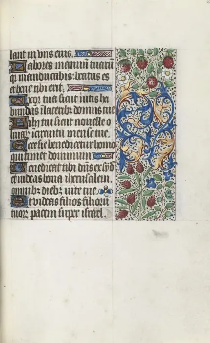 Framed Print : Book of Hours (Use of Rouen): fol. 69r, c. 1470. Creator: Master of the Geneva Latini (French Framed Print : Book of Hours (Use of Rouen): fol. 69r, c. 1470. Creator: Master of the Geneva Latini (French