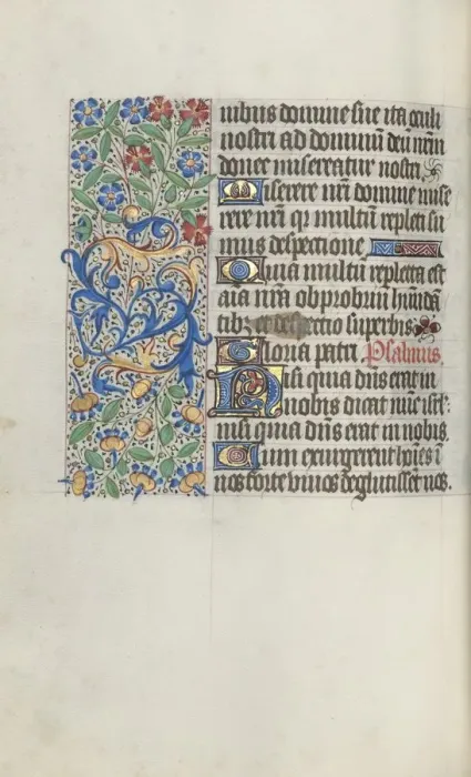 Framed Print : Book of Hours (Use of Rouen): fol. 70v, c. 1470. Creator: Master of the Geneva Latini (French Framed Print : Book of Hours (Use of Rouen): fol. 70v, c. 1470. Creator: Master of the Geneva Latini (French