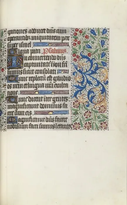Framed Print : Book of Hours (Use of Rouen): fol. 72r, c. 1470. Creator: Master of the Geneva Latini (French Framed Print : Book of Hours (Use of Rouen): fol. 72r, c. 1470. Creator: Master of the Geneva Latini (French