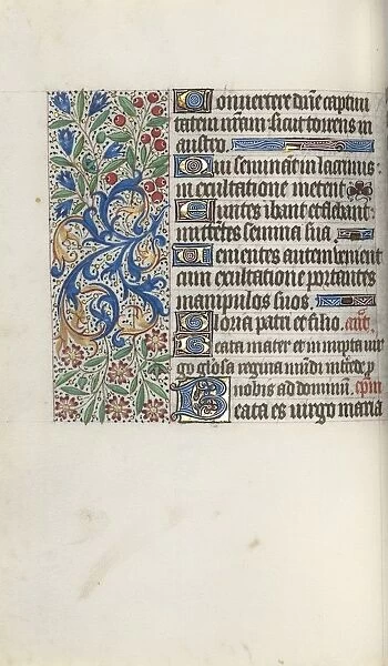 Book of Hours (Use of Rouen): fol. 72v, c. 1470. Creator: Master of the Geneva Latini (French