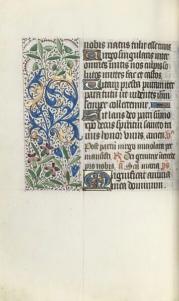 Book of Hours (Use of Rouen): fol. 73v, c. 1470. Creator: Master of the Geneva Latini (French