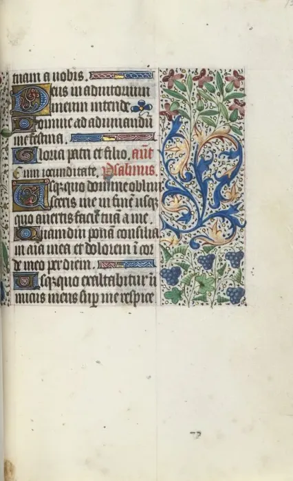 Framed Print : Book of Hours (Use of Rouen): fol. 75r, c. 1470. Creator: Master of the Geneva Latini (French Framed Print : Book of Hours (Use of Rouen): fol. 75r, c. 1470. Creator: Master of the Geneva Latini (French