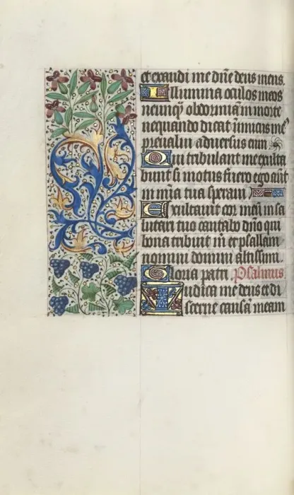 Framed Print : Book of Hours (Use of Rouen): fol. 75v, c. 1470. Creator: Master of the Geneva Latini (French Framed Print : Book of Hours (Use of Rouen): fol. 75v, c. 1470. Creator: Master of the Geneva Latini (French