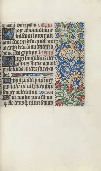 Framed Print : Book of Hours (Use of Rouen): fol. 78r, c. 1470. Creator: Master of the Geneva Latini (French Framed Print : Book of Hours (Use of Rouen): fol. 78r, c. 1470. Creator: Master of the Geneva Latini (French
