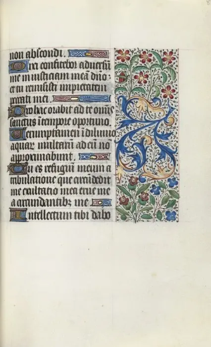 Framed Print : Book of Hours (Use of Rouen): fol. 82r, c. 1470. Creator: Master of the Geneva Latini (French Framed Print : Book of Hours (Use of Rouen): fol. 82r, c. 1470. Creator: Master of the Geneva Latini (French