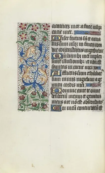 Framed Print : Book of Hours (Use of Rouen): fol. 83v, c. 1470. Creator: Master of the Geneva Latini (French Framed Print : Book of Hours (Use of Rouen): fol. 83v, c. 1470. Creator: Master of the Geneva Latini (French