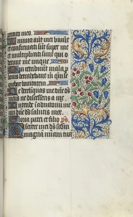 Framed Print : Book of Hours (Use of Rouen): fol. 85r, c. 1470. Creator: Master of the Geneva Latini (French Framed Print : Book of Hours (Use of Rouen): fol. 85r, c. 1470. Creator: Master of the Geneva Latini (French