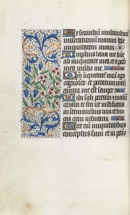 Framed Print : Book of Hours (Use of Rouen): fol. 85v, c. 1470. Creator: Master of the Geneva Latini (French Framed Print : Book of Hours (Use of Rouen): fol. 85v, c. 1470. Creator: Master of the Geneva Latini (French