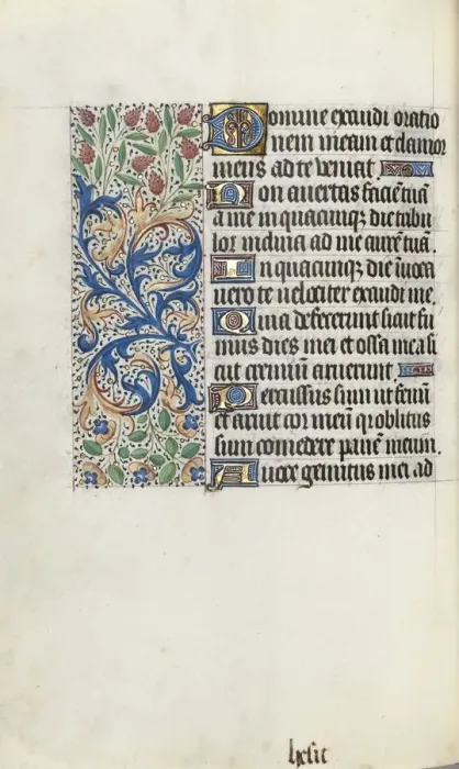 Framed Print : Book of Hours (Use of Rouen): fol. 87v, c. 1470. Creator: Master of the Geneva Latini (French Framed Print : Book of Hours (Use of Rouen): fol. 87v, c. 1470. Creator: Master of the Geneva Latini (French
