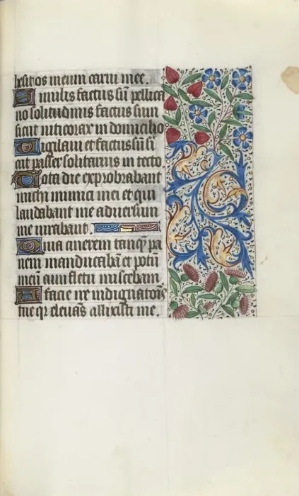 Framed Print : Book of Hours (Use of Rouen): fol. 88r, c. 1470. Creator: Master of the Geneva Latini (French Framed Print : Book of Hours (Use of Rouen): fol. 88r, c. 1470. Creator: Master of the Geneva Latini (French