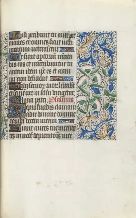 Framed Print : Book of Hours (Use of Rouen): fol. 90r, c. 1470. Creator: Master of the Geneva Latini (French Framed Print : Book of Hours (Use of Rouen): fol. 90r, c. 1470. Creator: Master of the Geneva Latini (French