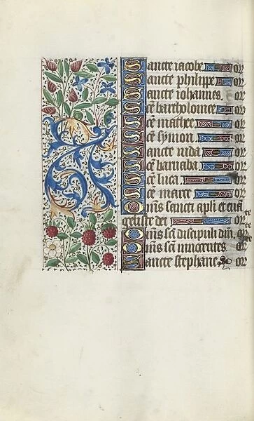Book of Hours (Use of Rouen): fol. 93v, c. 1470. Creator: Master of the Geneva Latini (French
