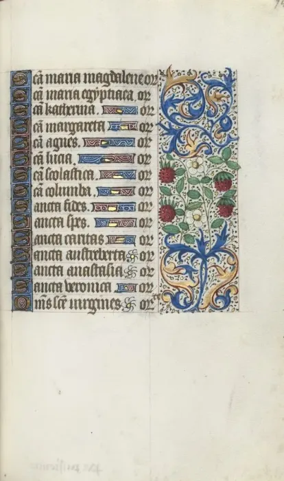 Framed Print : Book of Hours (Use of Rouen): fol. 94r, c. 1470. Creator: Master of the Geneva Latini (French Framed Print : Book of Hours (Use of Rouen): fol. 94r, c. 1470. Creator: Master of the Geneva Latini (French