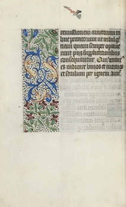 Framed Print : Book of Hours (Use of Rouen): fol. 96v, c. 1470. Creator: Master of the Geneva Latini (French Framed Print : Book of Hours (Use of Rouen): fol. 96v, c. 1470. Creator: Master of the Geneva Latini (French