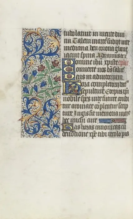 Framed Print : Book of Hours (Use of Rouen): fol. 98v, c. 1470. Creator: Master of the Geneva Latini (French