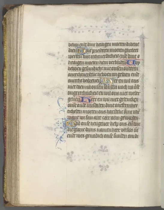 Framed Print : Book of Hours (Use of Utrecht): fol. 174v, Text, c Framed Print : Book of Hours (Use of Utrecht): fol. 174v, Text, c