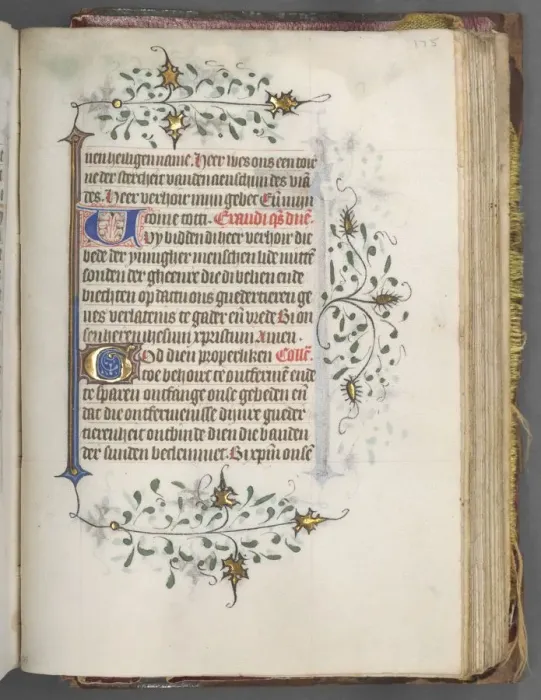 Framed Print : Book of Hours (Use of Utrecht): fol. 175r, Text, c Framed Print : Book of Hours (Use of Utrecht): fol. 175r, Text, c
