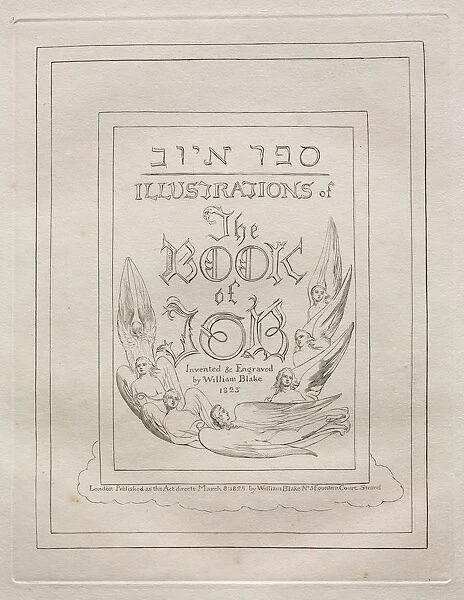 The Book of Job, 1825. Creator: William Blake (British, 1757-1827)